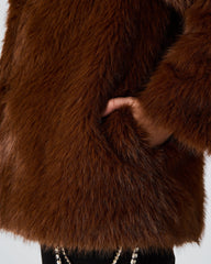KINDRA COAT BROWN