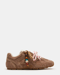 AZIEL CHARM TAUPE SUEDE