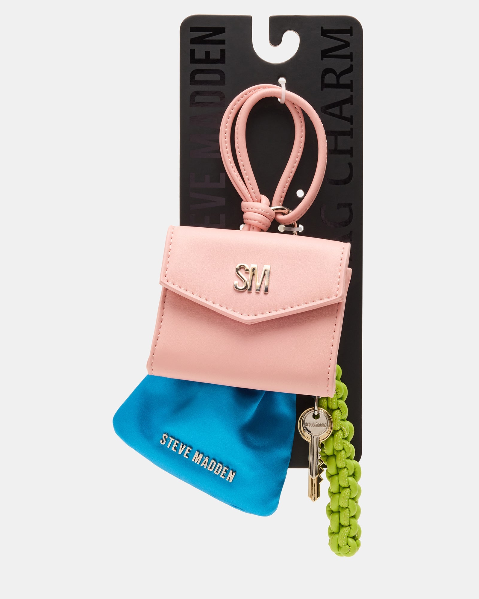 TRAVEL BAG CHARM  CORAL MULTI