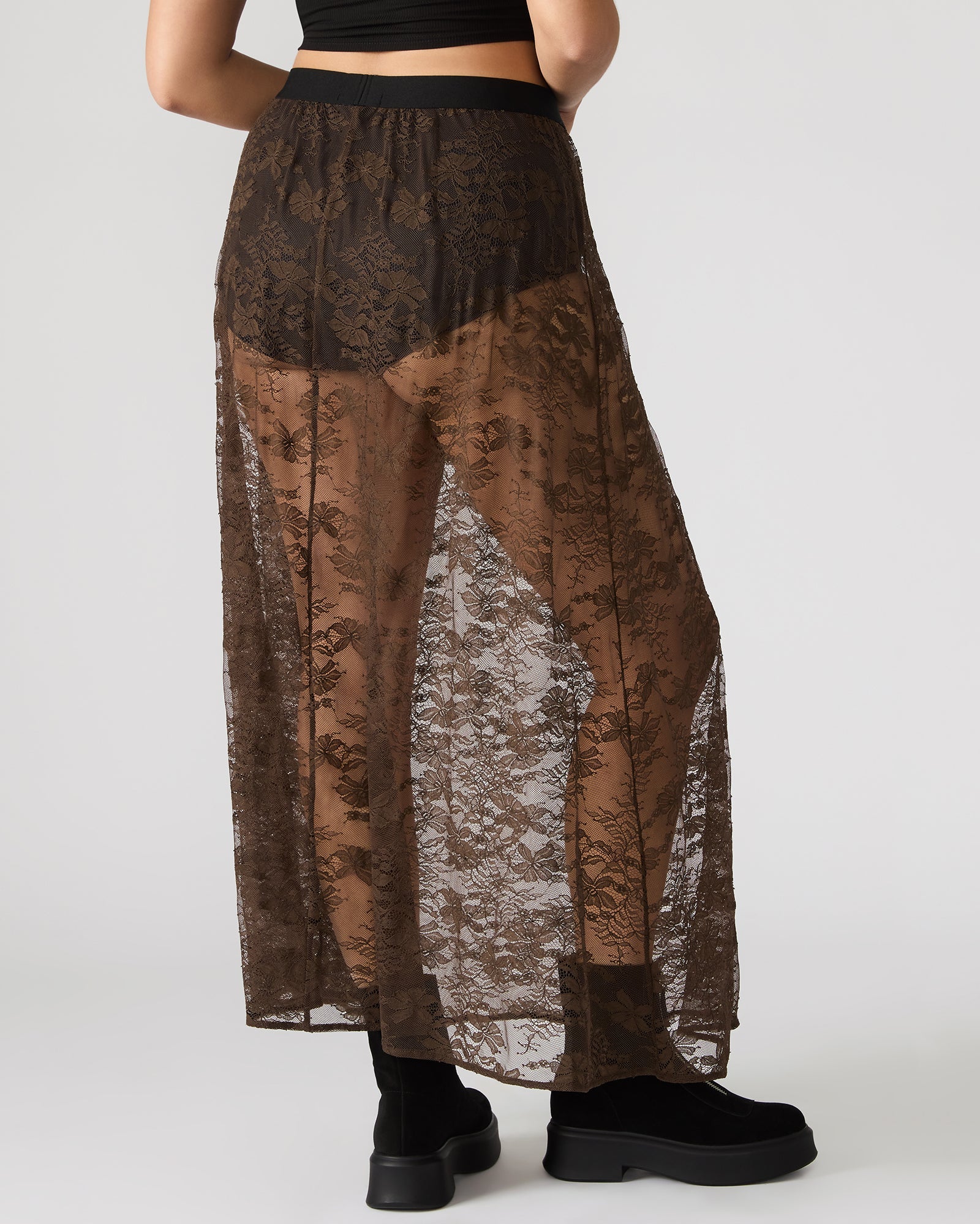 GISELA SKIRT DARK ESPRESSO