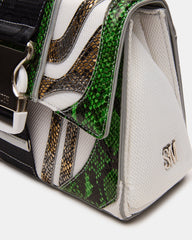 DIEGO BAG GREEN METALLIC