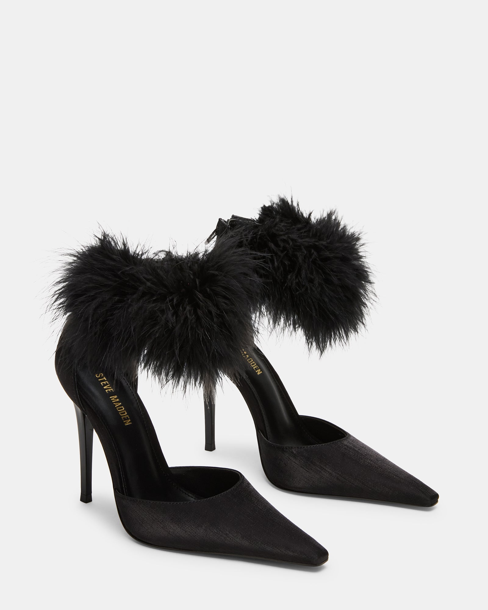 ELUSIVE BLACK SATIN