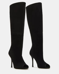 PEGGIE BLACK SUEDE