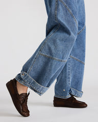 SAG BROWN LEATHER