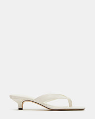 TRACIE WHITE LEATHER